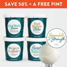 Load image into Gallery viewer, Cancer Care Package 4 Pint Gift + FREE Vanilla Bean