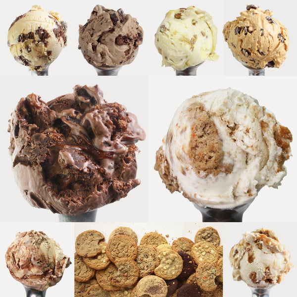 Father's Day Ice Cream Gift - 8 Pints & 24 Cookies