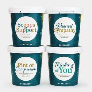 Sympathy Ice Cream Gift - 4 Pints
