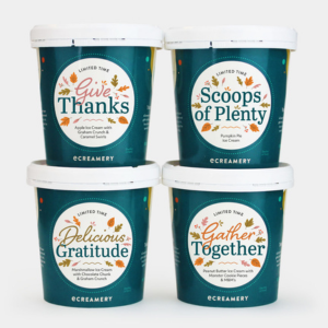 "Give Thanks" Thanksgiving Ice Cream
