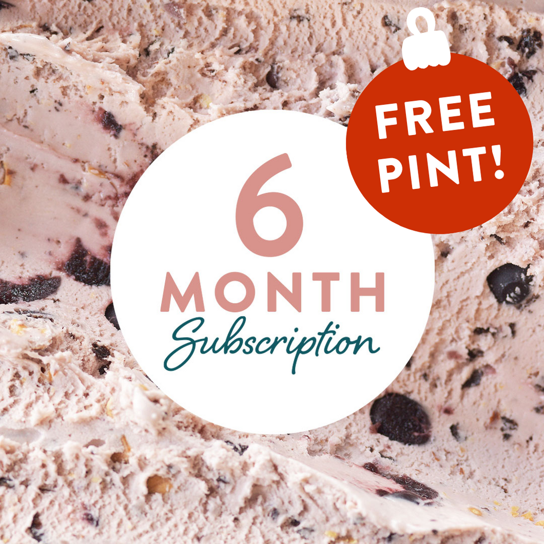 6 Month Subscription - Ice Cream Flavors of the Month Club