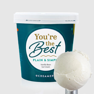 1 Pint - "You're the Best" Vanilla Bean Ice Cream