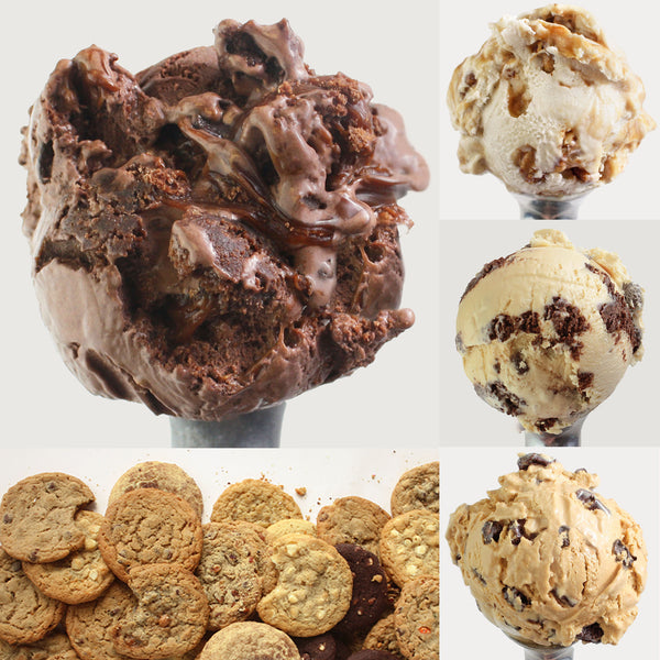 Father's Day Ice Cream Gift - 4 Pints & 24 Cookies