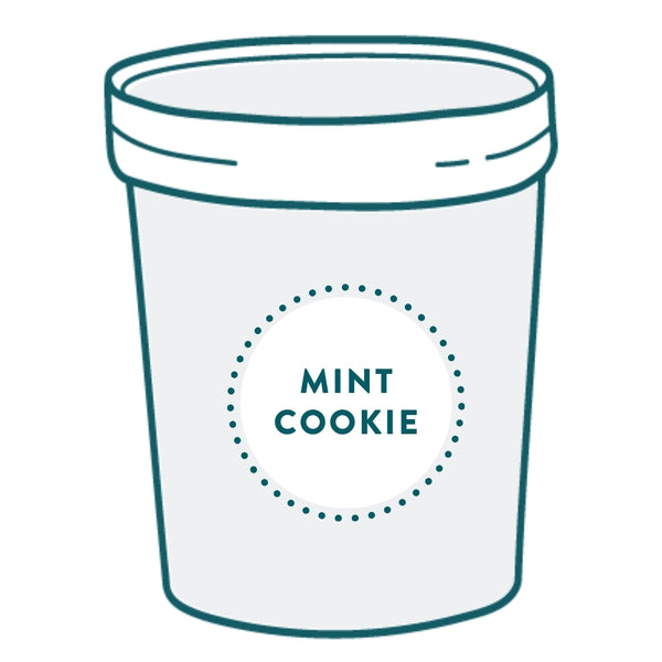 2.75 gallon of Mint Cookie Crunch ice cream available for pickup