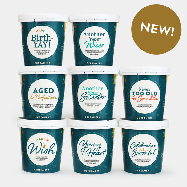 Birthday Gift for Seniors Ice Cream Gift - 8 Pints
