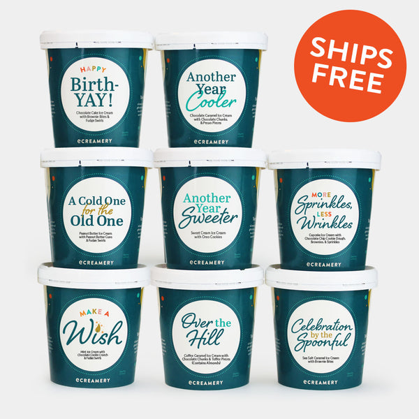 Photo of 8 pints of ice cream for  the 