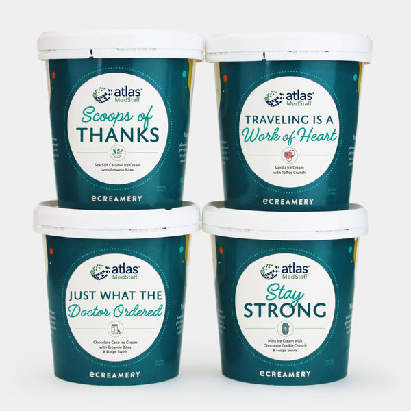 Atlas MedStaff Corporate Ice Cream Collection - 4 Pints