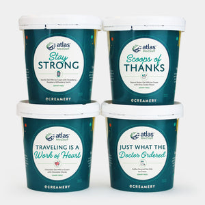 Atlas MedStaff Corporate Dairy-Free Ice Cream Collection - 4 Pints