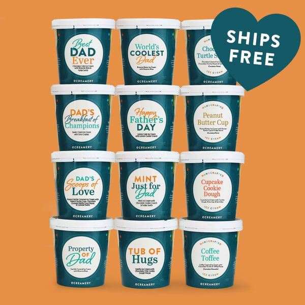 Father's Day Ice Cream Gift - 12 Pints