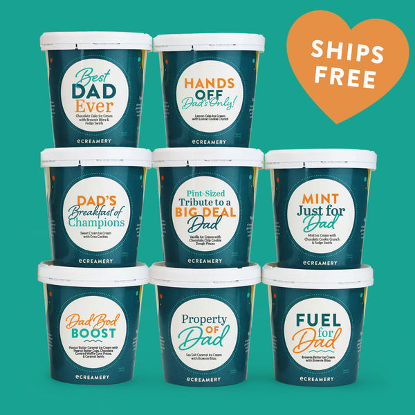 Dad Jokes Father's Day Ice Cream Gift - 8 Pints
