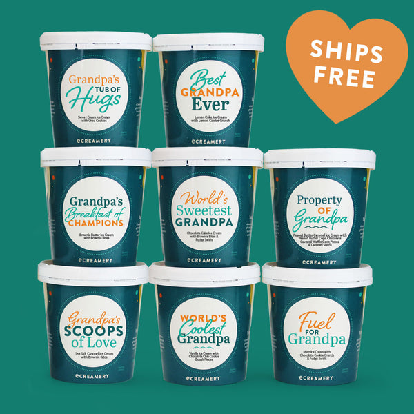 Grandpa Father's Day Ice Cream Gift - 8 Pints