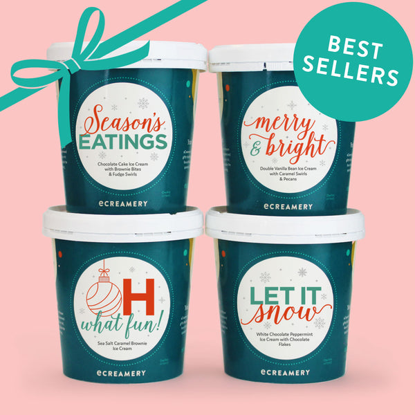 Holiday Ice Cream Gift - 4 Pints
