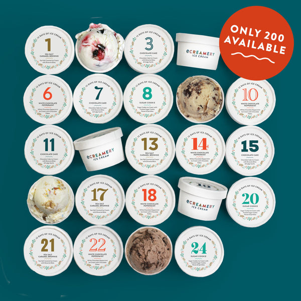 Ice Cream Advent Calendar - 24 Party Cups + 1 Pint