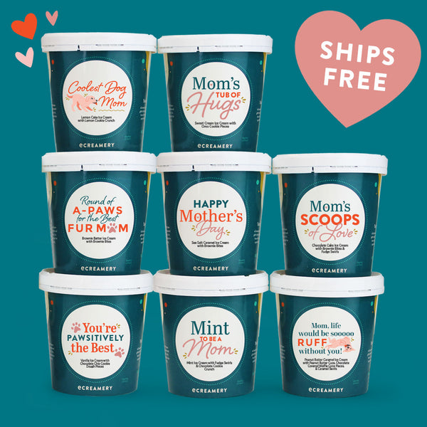 Photo of Mother's Day themed Ice cream 8 pint gift for Dog Mom's