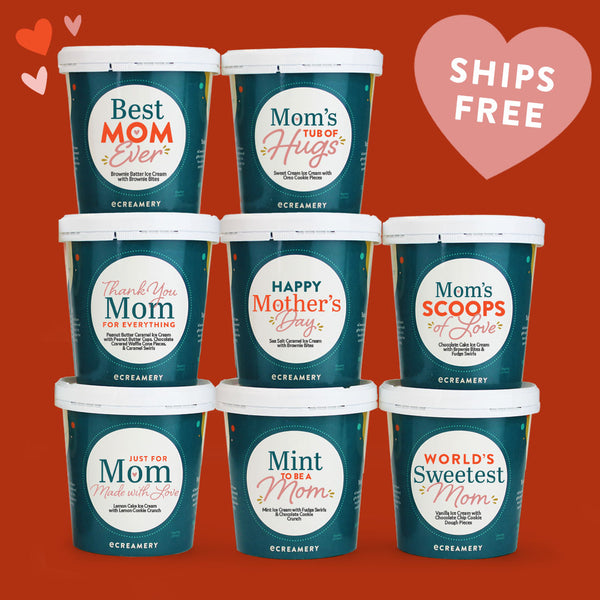 Photo of Mother's Day themed Ice cream 8 pint gift