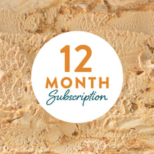 Load image into Gallery viewer, 12 Month Subscription - Ice Cream Flavors of the Month Club