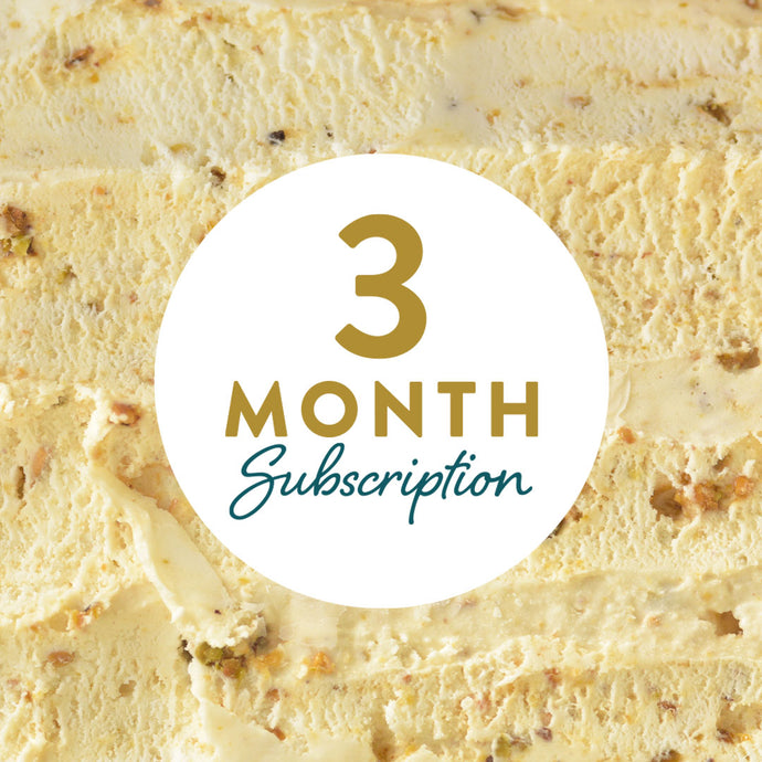3 Month Subscription - Ice Cream Flavors of the Month Club