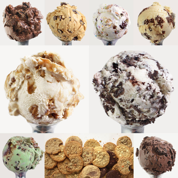 Be Mine Ice Cream Gift - 8 Pints & 24 Cookies