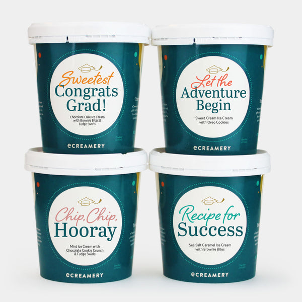 Graduation Ice Cream Gift - 4 Pints