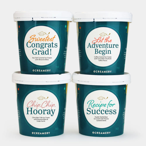 Graduation Ice Cream Gift - 4 Pints