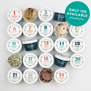 Ice Cream Advent Calendar - 24 Party Cups + 1 Pint