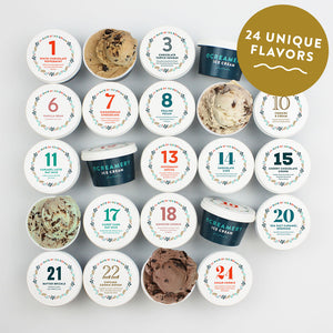 Ice Cream Advent Calendar - 24 Party Cups + 1 Pint