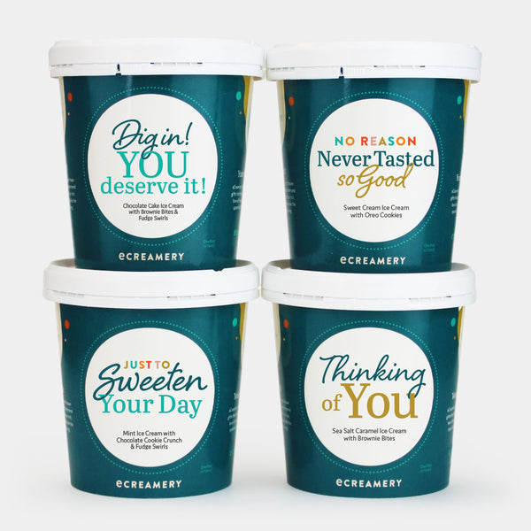 Thinking of You Ice Cream Gift - 4 Pints