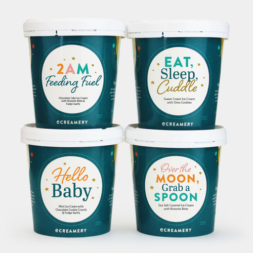 New Baby Ice Cream Gift - 4 Pints