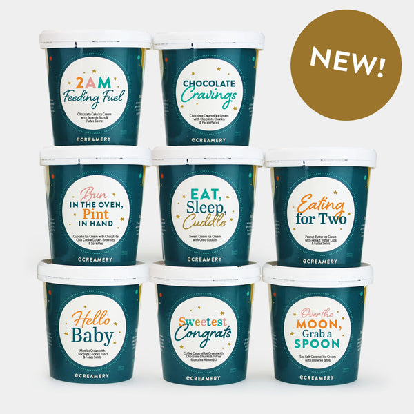 Pregnancy Ice Cream Gift - 8 Pints