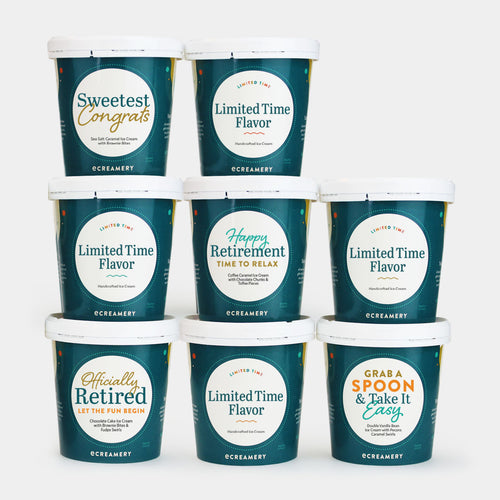 Retirement Ice Cream Gift - 8 Pints