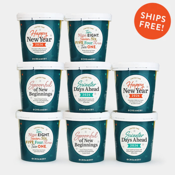 New Year's Ice Cream Gift - 8 Pints