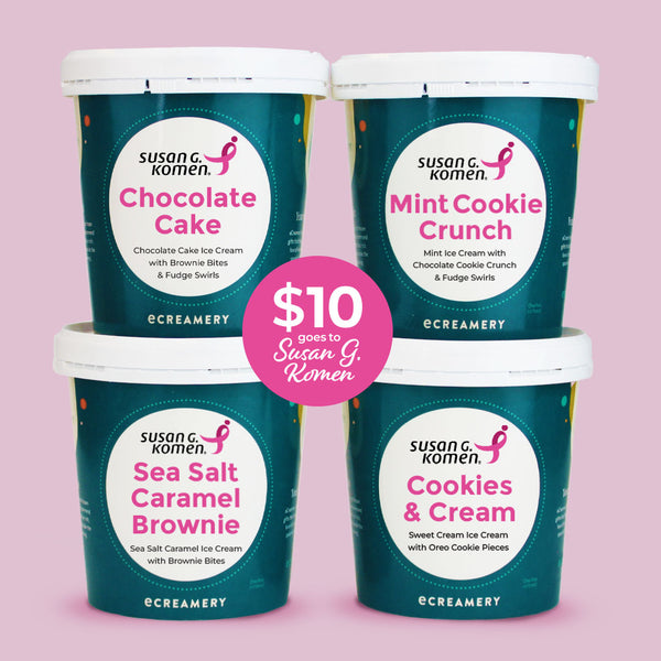 Susan G. Komen 4 Pint Ice Cream Gift