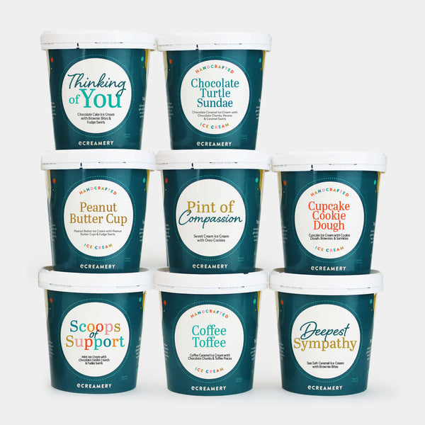 Sympathy Ice Cream Gift - 8 Pints