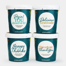 Load image into Gallery viewer, Photo of eCreamery's Thank You 4 Pint Ice Cream Gift 