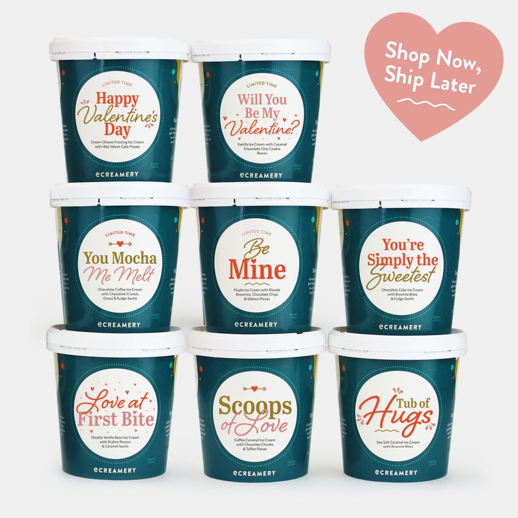 Be Mine Ice Cream Gift - 8 Pints