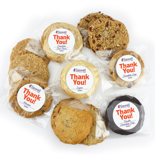 Sewell, CPA, PC Corporate Assorted 1 Dozen Cookie Collection - eCreamery