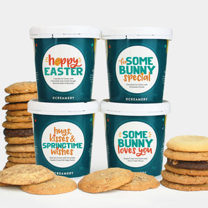 Easter Ice Cream Gift - 4 Pints & 24 Cookies