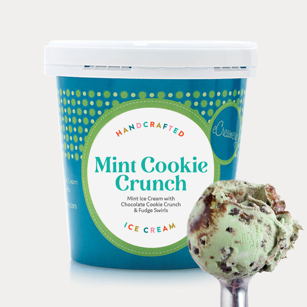 1 Pint - Mint Cookie Crunch Ice Cream