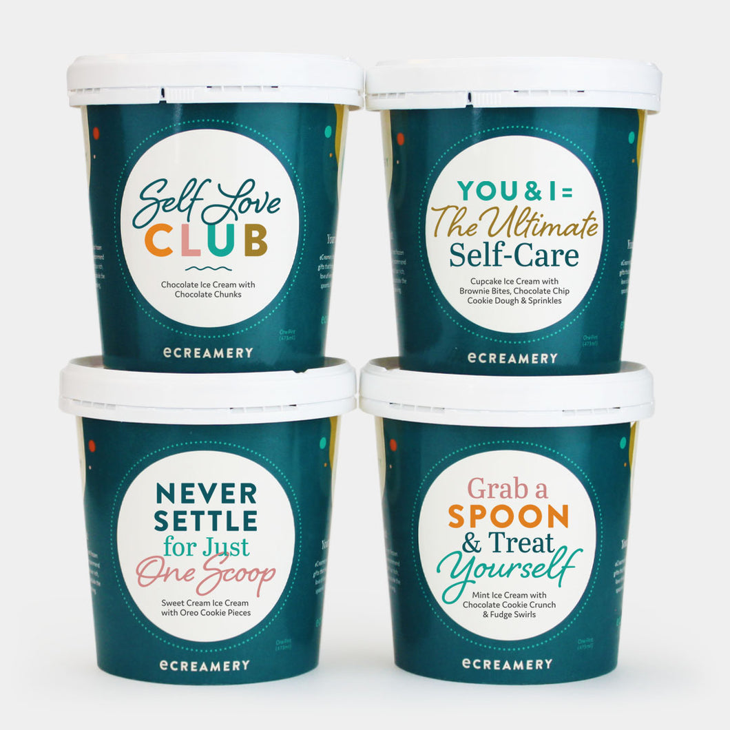 Self Care Ice Cream Gift - 4 Pints