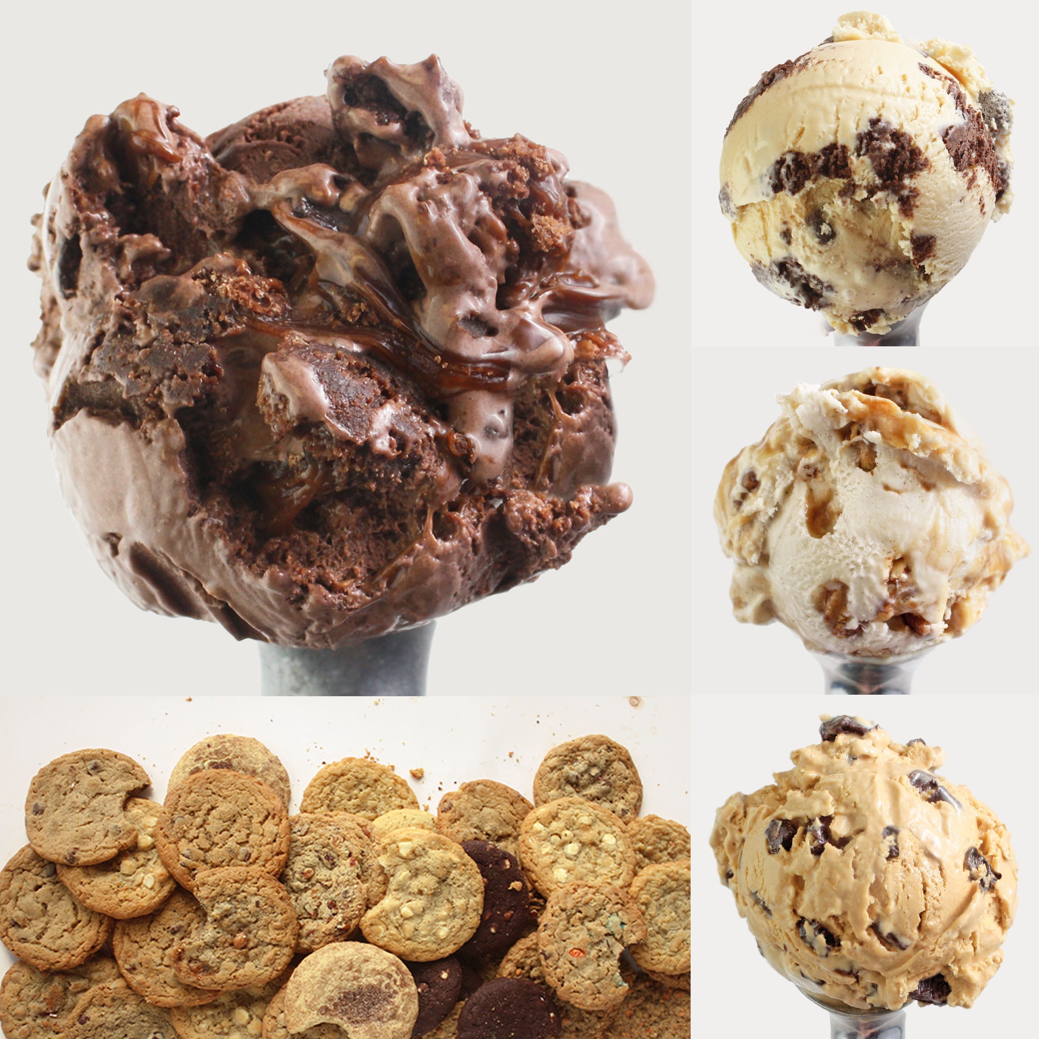 eCreamery Ice Cream Lover Gift Box w/ Gourmet Cookies